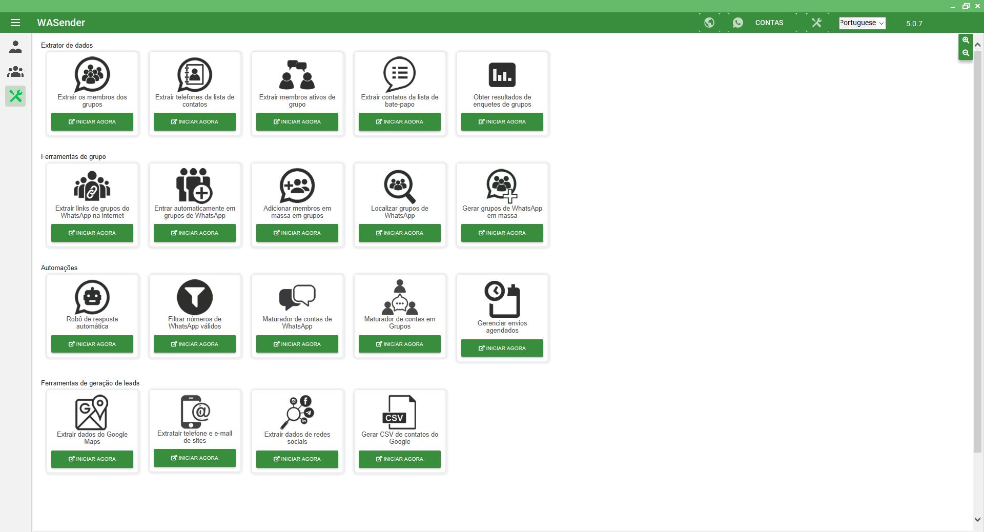 Painel do WaSender - imagem 2